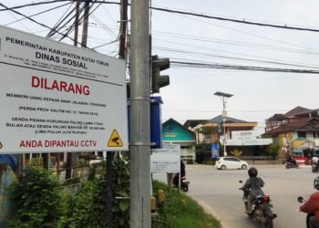 Papan Larangan Dipasang, Jumlah Gepeng Di Kutim Mulai Berkurang