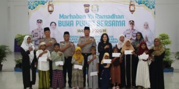 Polres PPU Berbagi Kebahagiaan Bersama Anak Yatim dan Kaum Dhuafa