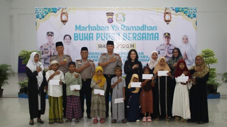 Polres PPU Berbagi Kebahagiaan Bersama Anak Yatim dan Kaum Dhuafa