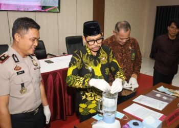 Polres PPU Musnahkan Barang Bukti Sabu 36,01 gram