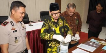 Polres PPU Musnahkan Barang Bukti Sabu 36,01 gram