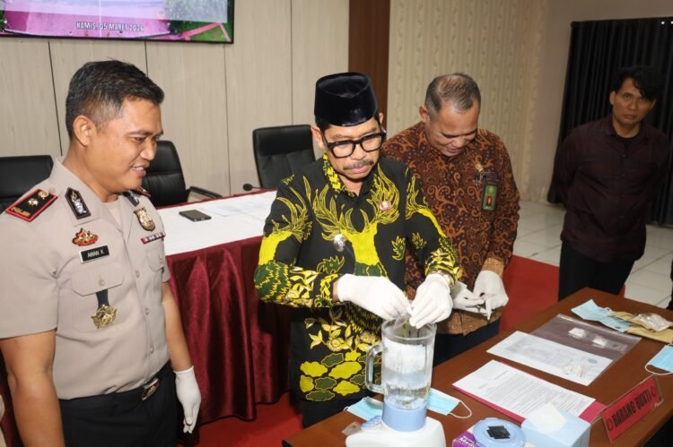 Polres PPU Musnahkan Barang Bukti Sabu 36,01 gram