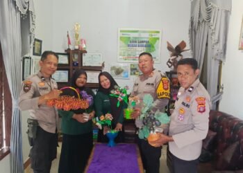 Sinergi Polsek Waru dan ASPI, Ubah Sampah Rumah Tangga Jadi Peluang Ekonomi