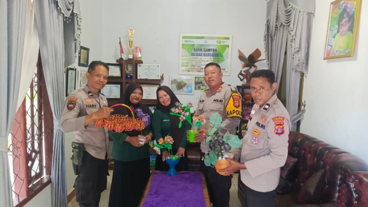 Sinergi Polsek Waru dan ASPI, Ubah Sampah Rumah Tangga Jadi Peluang Ekonomi