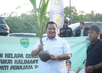 Dampingi Gubernur Kaltim, Bupati PPU Dukung Pengembangan Kelapa Genjah sebagai Komoditas Unggulan Daerah