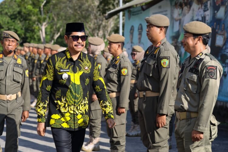 Apel Gelar Pasukan Satpol PP, Wabup Tekankan Profesionalisme dan Sinergi Personel