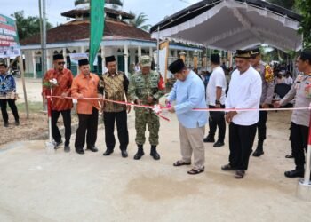 Resmikan Jembatan Garuda di Sebakung Jaya, Bupati PPU Apresiasi Sinergi TNI dan Warga