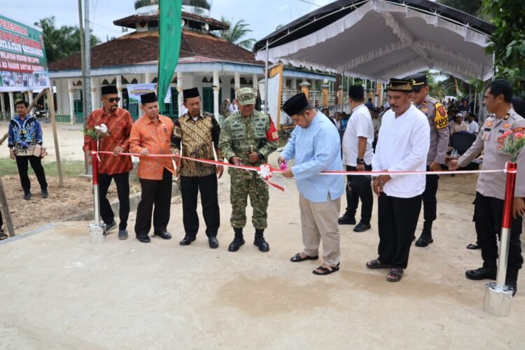 Resmikan Jembatan Garuda di Sebakung Jaya, Bupati PPU Apresiasi Sinergi TNI dan Warga