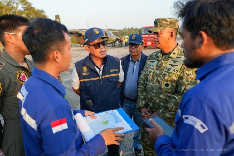 IKN dan Wilayah Sekitarnya Mulai Diguyur Hujan, OMC Terus Dilakukan
