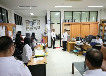 Sidak Dinas PU, Wabup PPU Tekankan Kedisiplinan dan Keteladanan Pimpinan